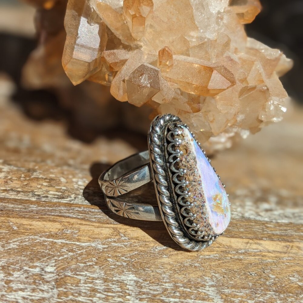 Opal ring - Picture 4 of 7
